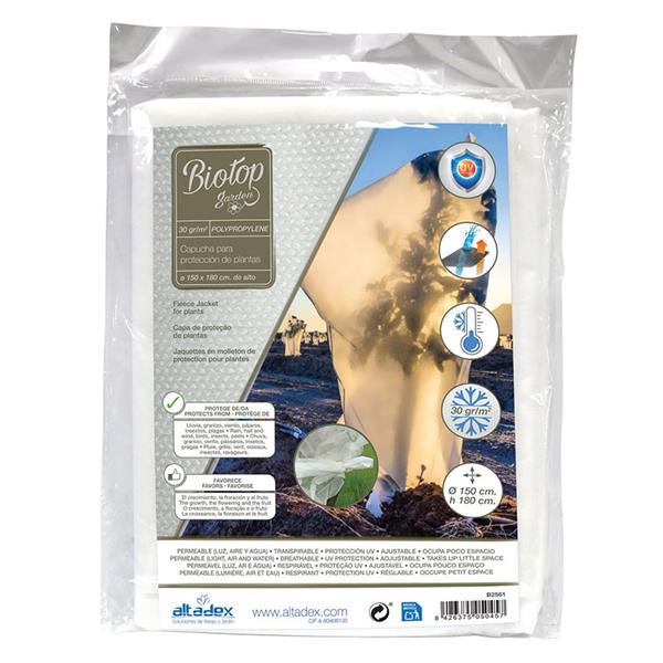 Bolsa de proteccion de tejido doble, con tratamiento U.V, permeable a