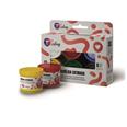 Set pintura acrilica 6 colores 40 ml + album . (Blanco, amarillo, mage